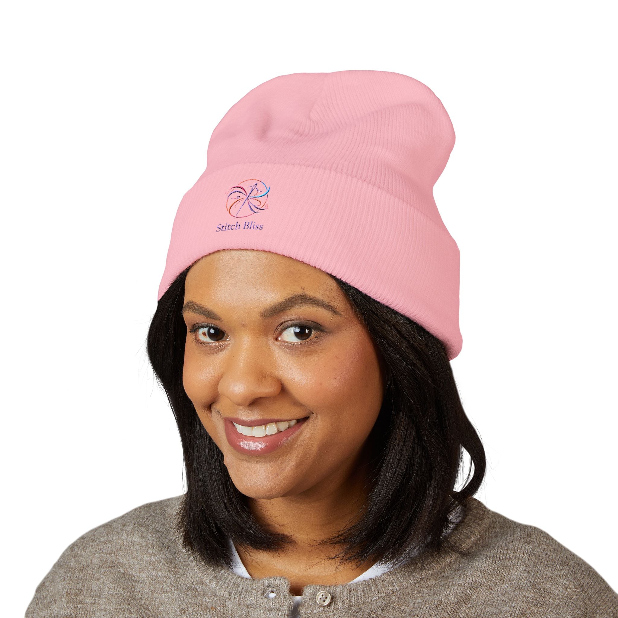 Stitch Bliss Embroidered Beanie