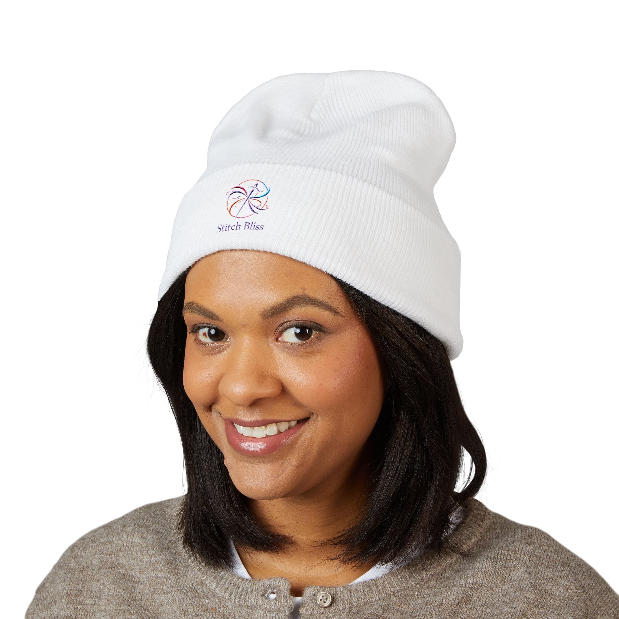 Stitch Bliss Embroidered Beanie