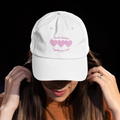 "Hearts Knitted Together in Love" — Baseball Cap