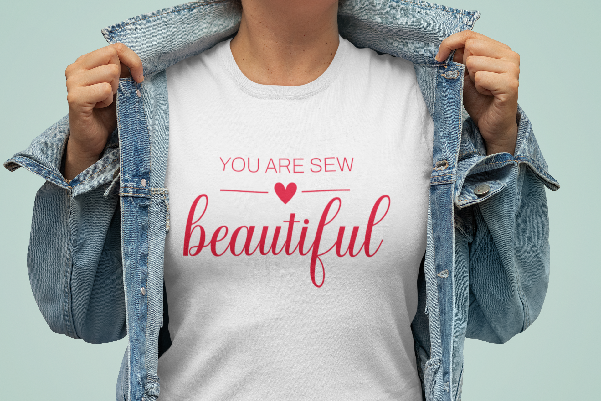 'You Are So Beautiful' Boxy Tee | Vibrant Red
