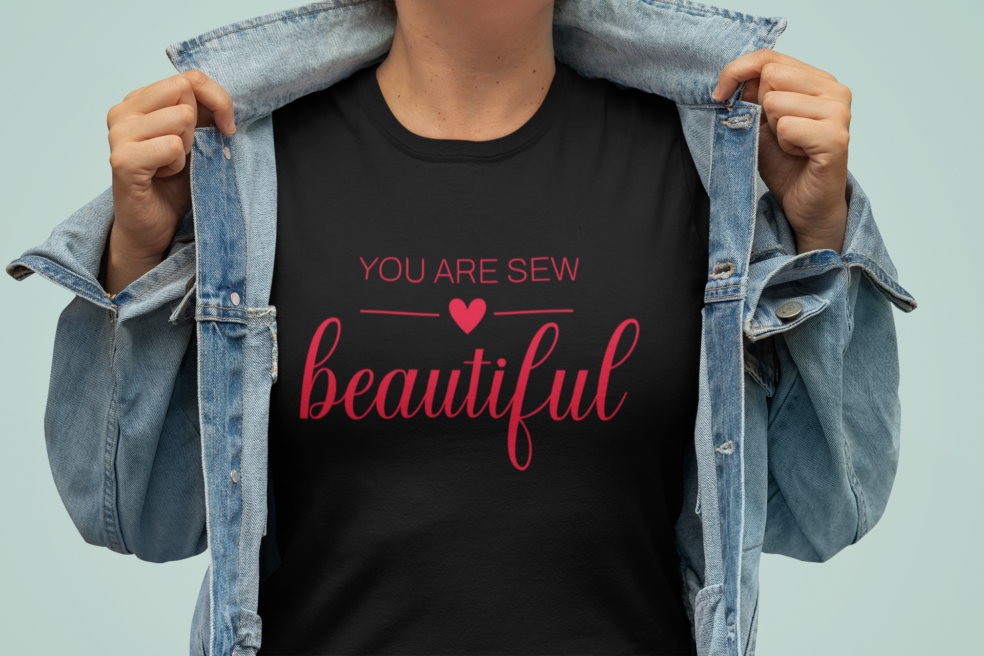 'You Are So Beautiful' Boxy Tee | Vibrant Red