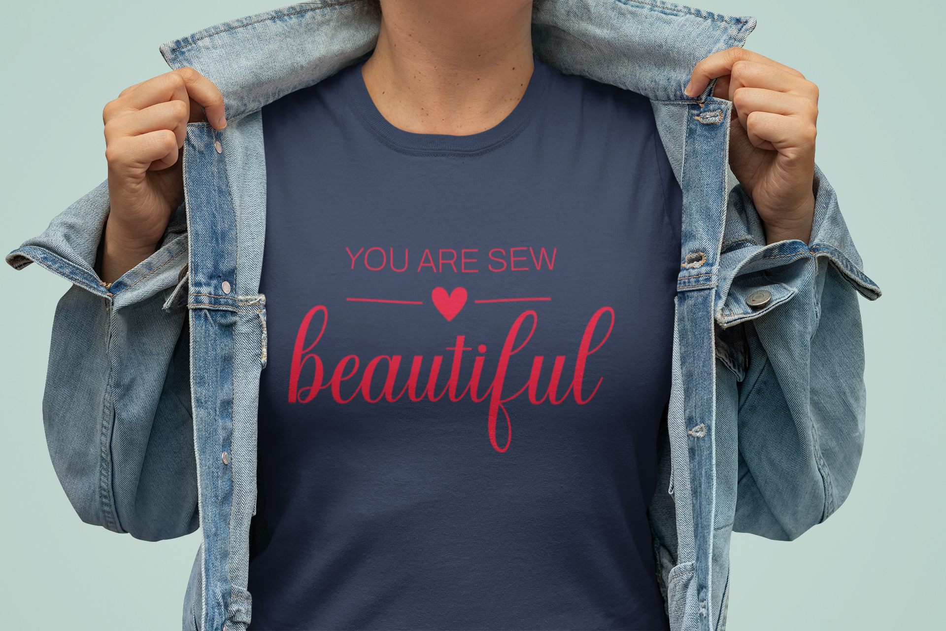 'You Are So Beautiful' Boxy Tee | Vibrant Red