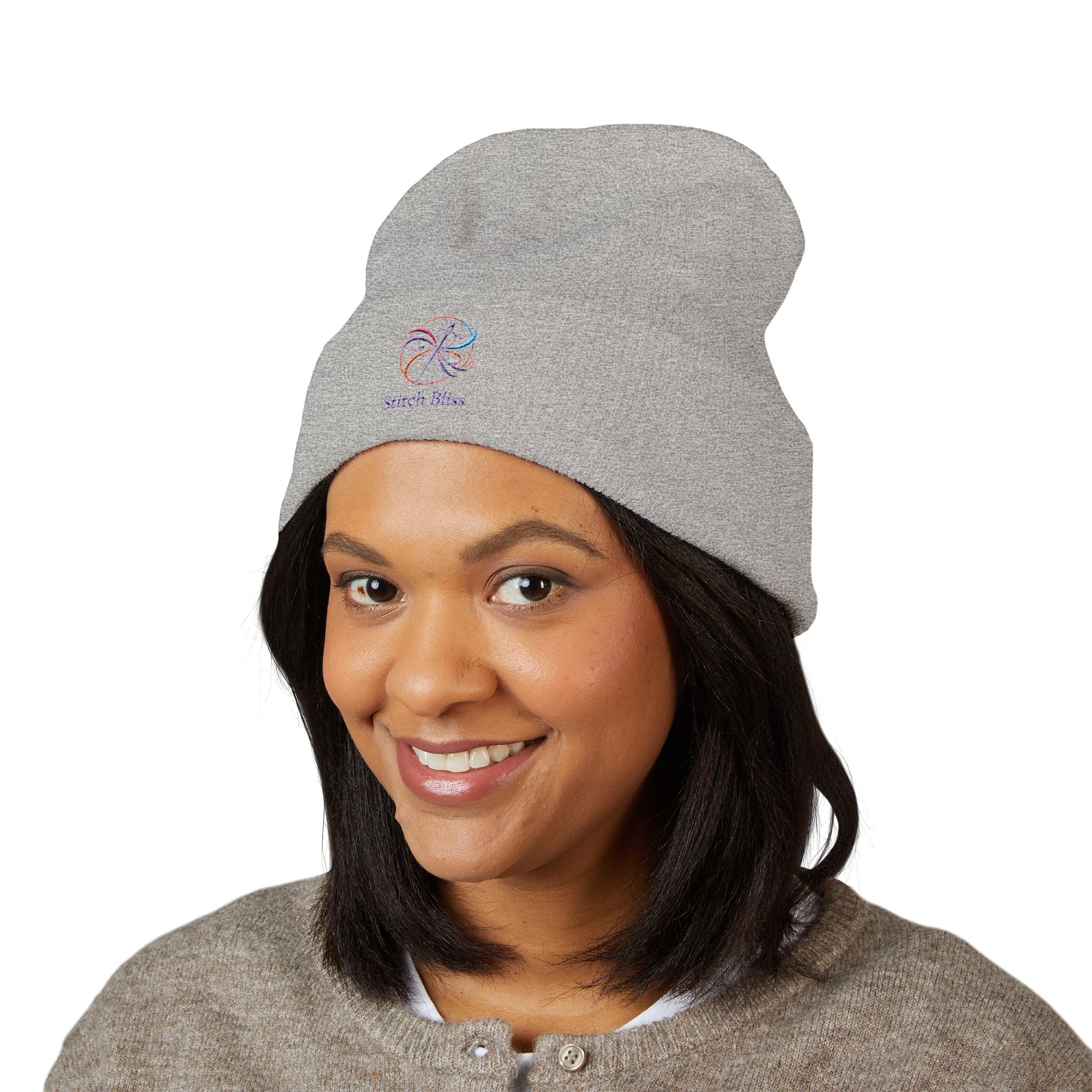 Stitch Bliss Embroidered Beanie