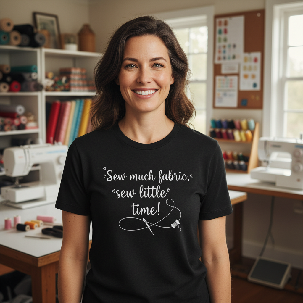 Sew Much Fabric - Sew Little Time T-shirt