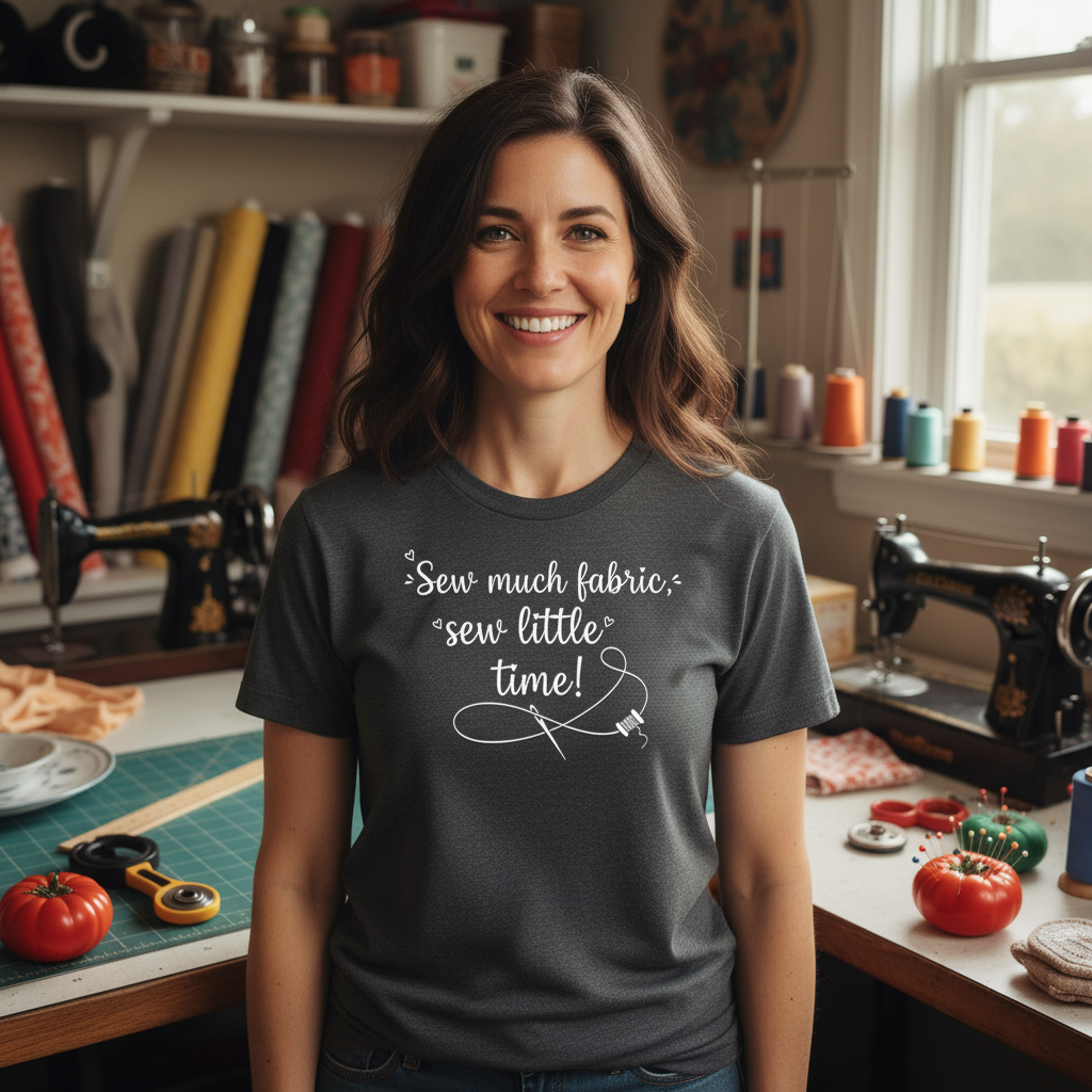Sew Much Fabric - Sew Little Time T-shirt
