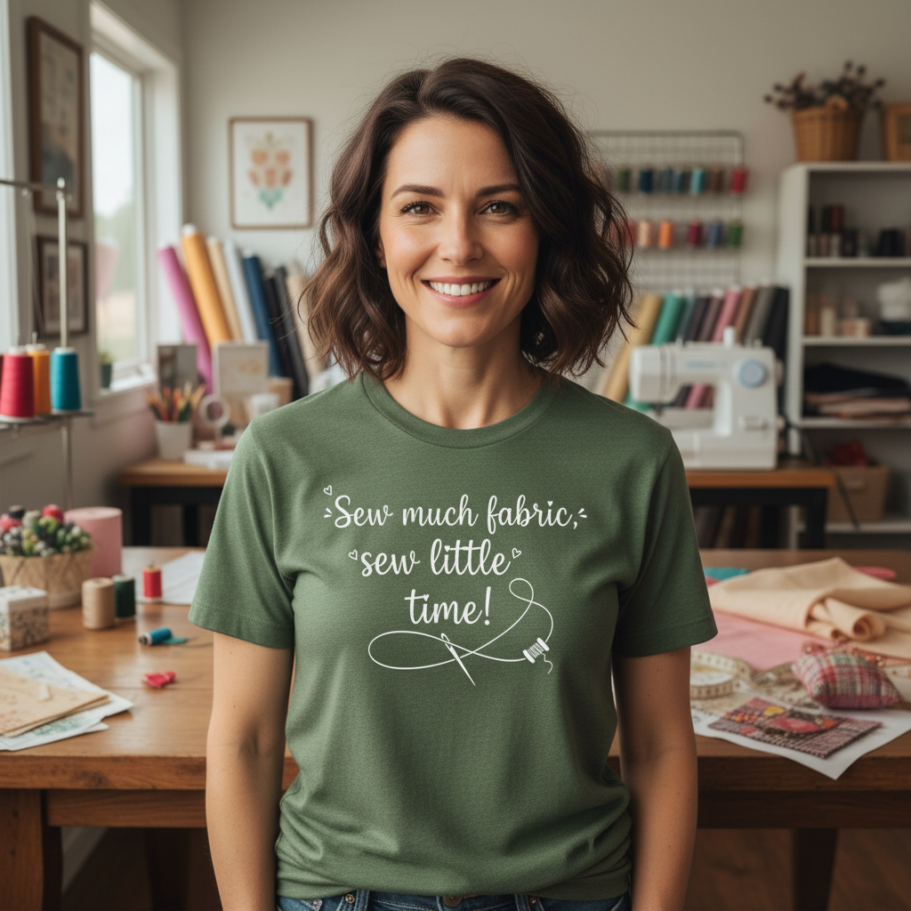 Sew Much Fabric - Sew Little Time T-shirt
