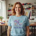 Bright Stitch Bliss T-Shirt — Needle & Thread Craft Tee